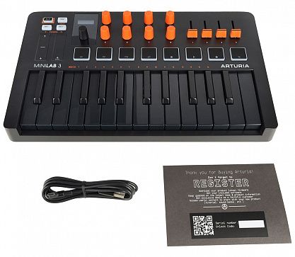 MIDI-клавиатура Arturia MiniLAB 3 Orange Edition