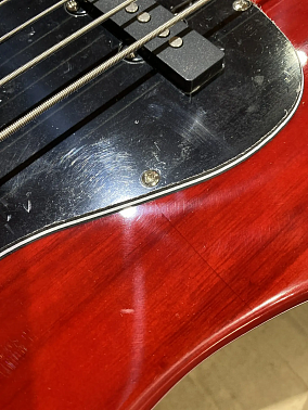 Бас-гитара STAGG SBJ-30 STF RED (Трещины на верхней и нижней деке)