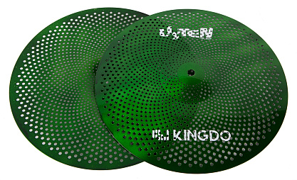 Комплект тарелок KINGDO LISTEN SET 14"+16"+18"+20" GREEN