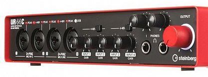 USB аудио интерфейс Steinberg UR44C Red