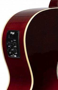 Электроакустическая гитара STAGG SA35 ACE-TR
