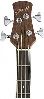 ЭЛЕКТРОАКУСТИЧЕСКАЯ БАС-ГИТАРА STAGG AB1006CE-BK
