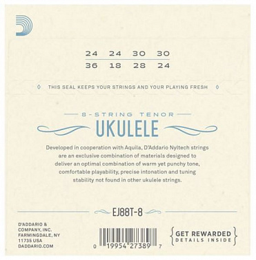 Струны D`ADDARIO EJ88T-8