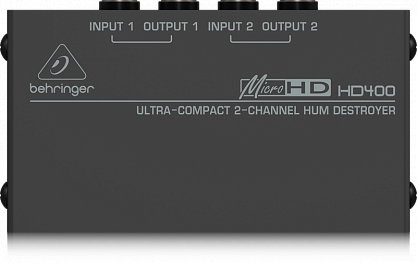 DI-BOX/ПОДАВИТЕЛЬ ПОМЕХ BEHRINGER HD400 MICROHD