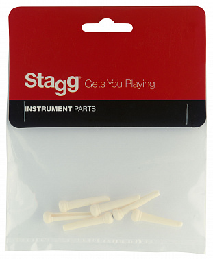 Бриджевые пины STAGG SP-PIWS-WH