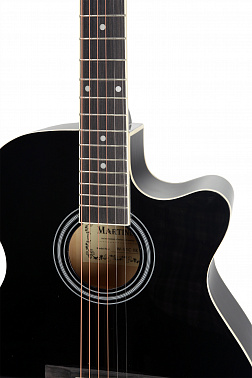 ГИТАРА АКУСТИЧЕСКАЯ MARTINEZ W-91C BK