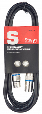 Микрофонный кабель STAGG SMC1 BL