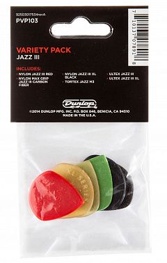 Медиаторы Dunlop PVP103 Jazz III