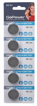 Элемент питания GoPower CR2032