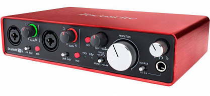 АУДИО ИНТЕРФЕЙС FOCUSRITE SCARLETT 2I4 2nd Gen USB